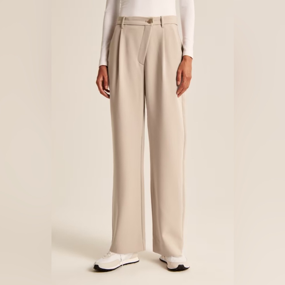 Abercrombie & Fitch Women’s Tailored Menswear Dad Pants